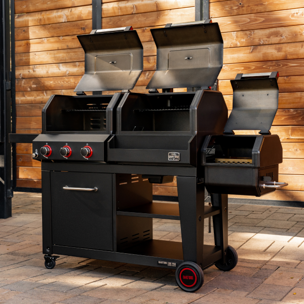 Oakford 1150 Pro Offset Smoker and 3-Burner Propane Gas Grill ($699)